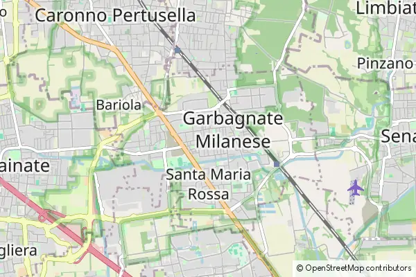 Mapa Garbagnate Milanese