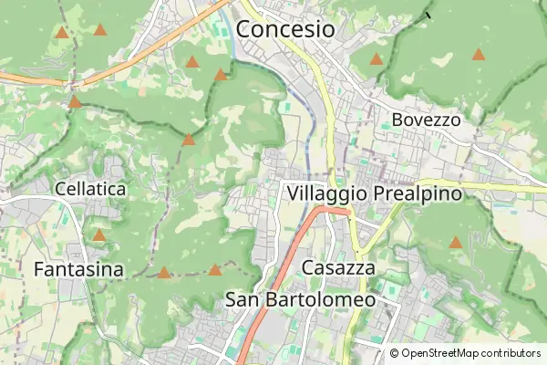 Mapa Collebeato