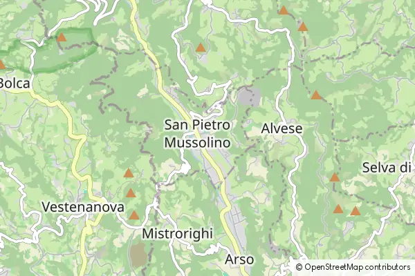 Mapa San Pietro Mussolino