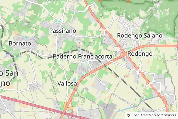 Mapa Paderno Franciacorta