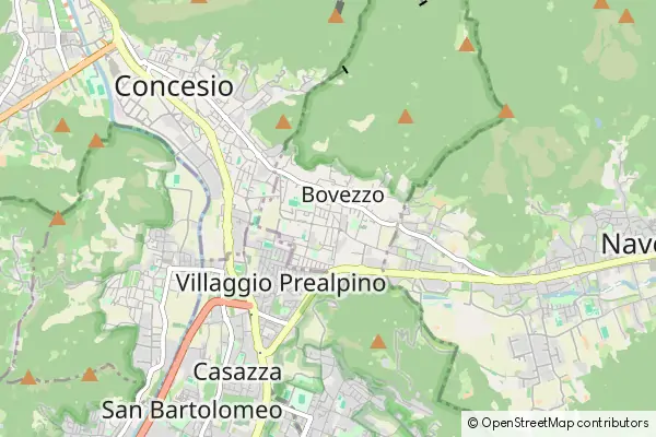 Mapa Bovezzo