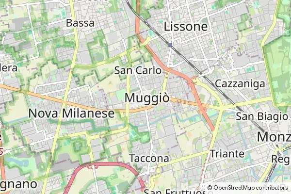 Mapa Muggiò