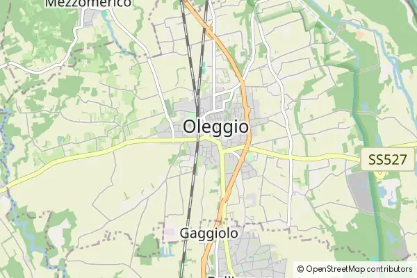 Mapa Oleggio