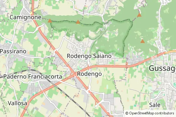 Mapa Rodengo Saiano