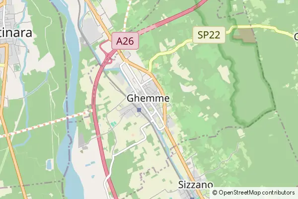 Mapa Ghemme