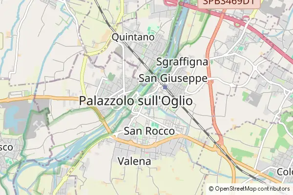 Mapa Palazzolo sull'Oglio