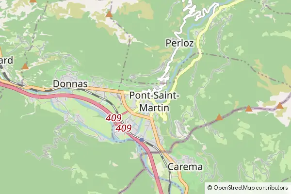 Mapa Pont-Saint-Martin