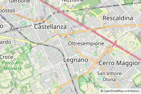 Mapa Legnano