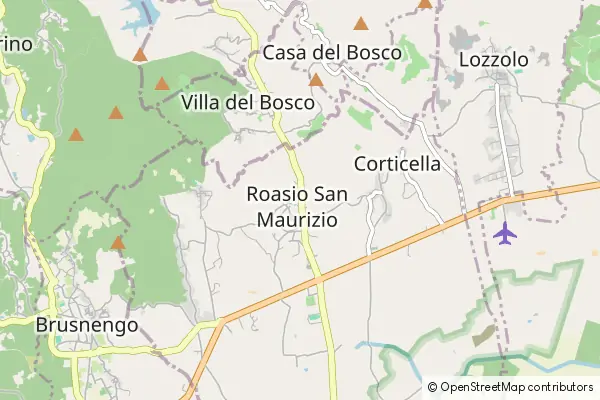 Mapa Roasio