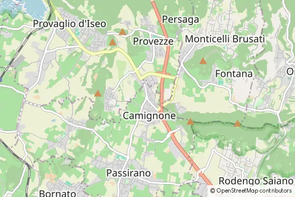 Mapa Camignone di Passirano