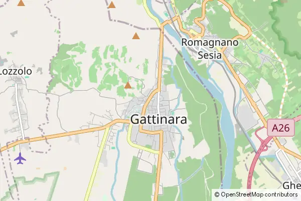 Mapa Gattinara