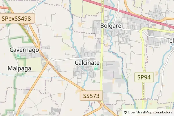 Mapa Calcinate