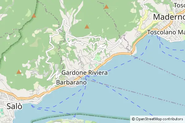 Mapa Gardone Riviera