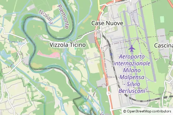 Mapa Vizzola Ticino