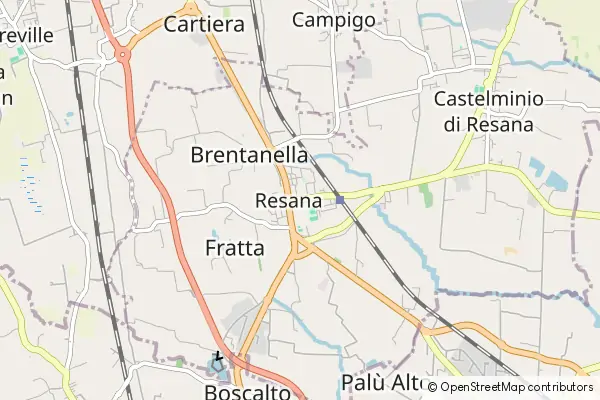 Mapa Resana