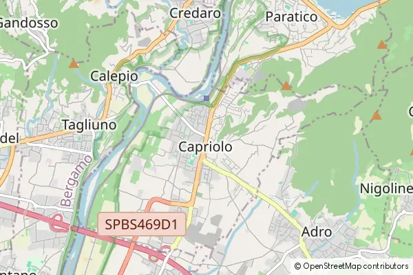 Mapa Capriolo