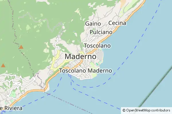 Mapa Toscolano-Maderno