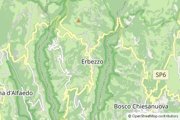 Mapa Erbezzo