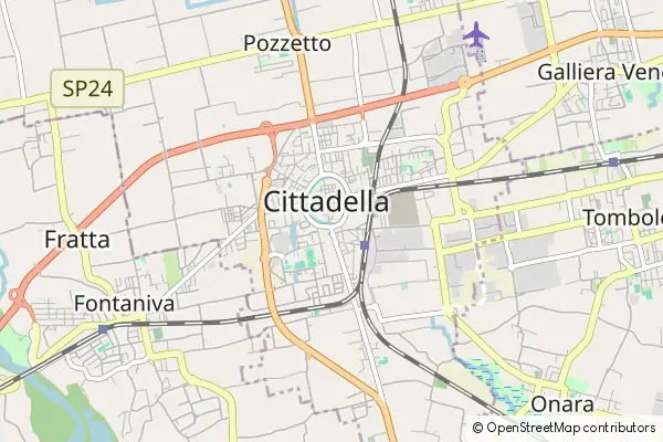 Mapa Cittadella