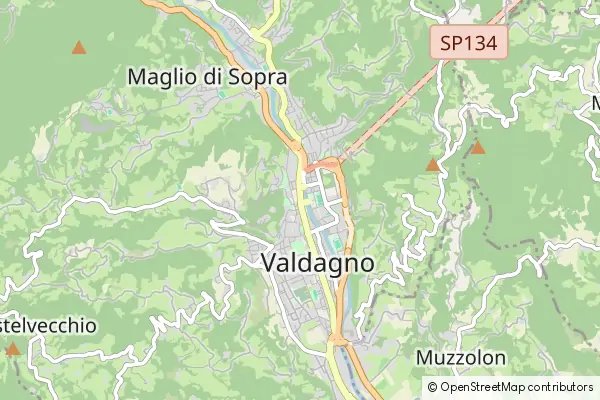 Mapa Valdagno