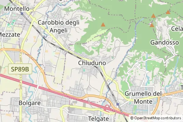 Mapa Chiuduno