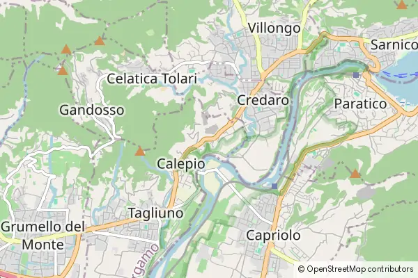 Mapa Castelli Calepio