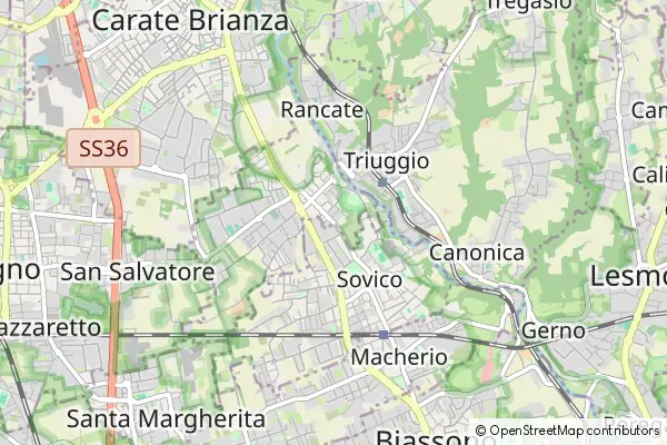 Mapa Sovico