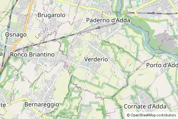 Mapa Verderio