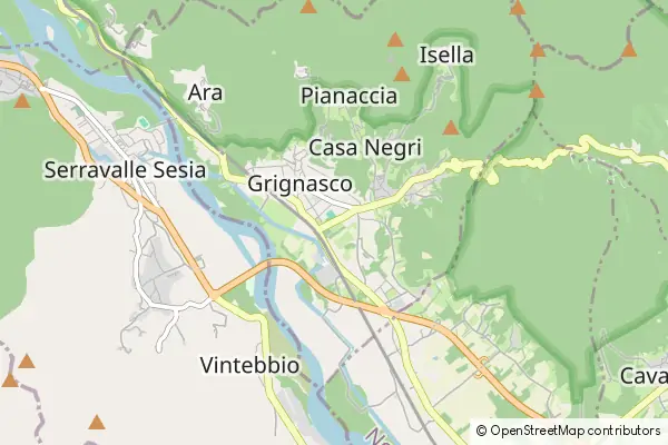 Mapa Grignasco