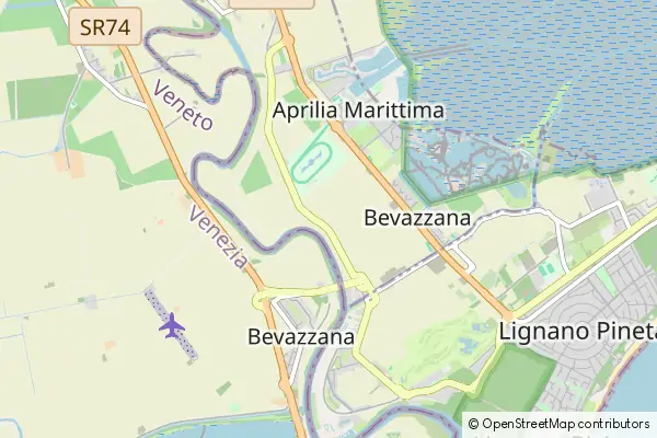 Mapa San Michele al Tagliamento