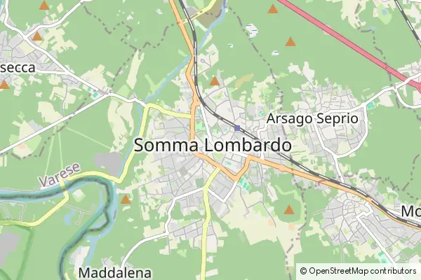 Mapa Somma Lombardo