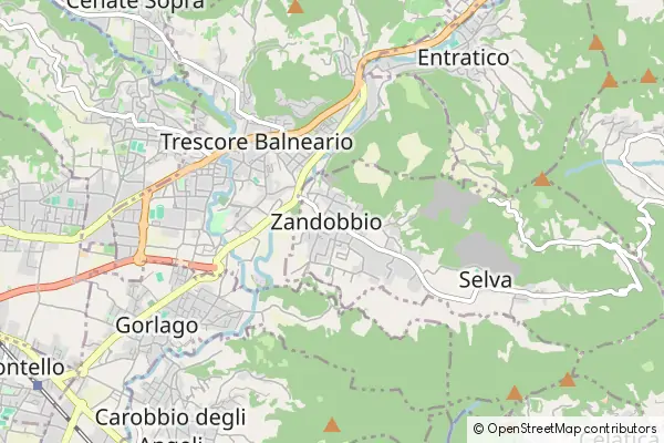 Mapa Zandobbio