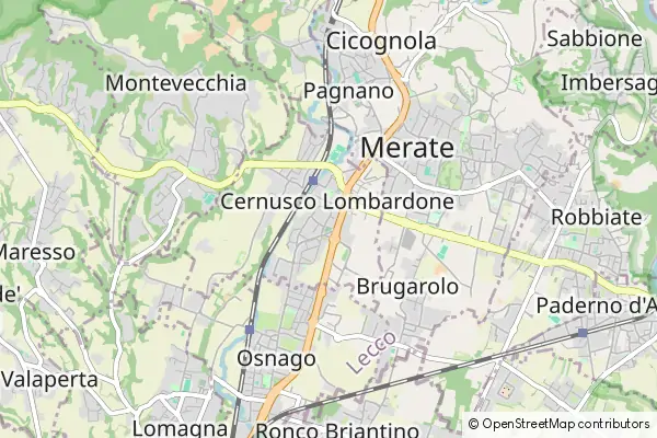 Mapa Cernusco Lombardone