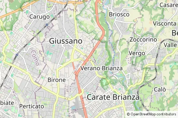 Mapa Giussano