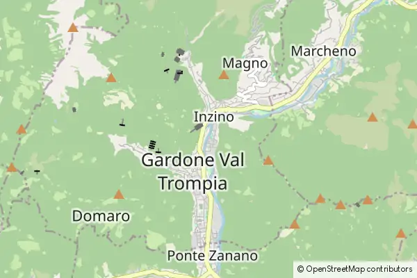 Mapa Gardone Val Trompia