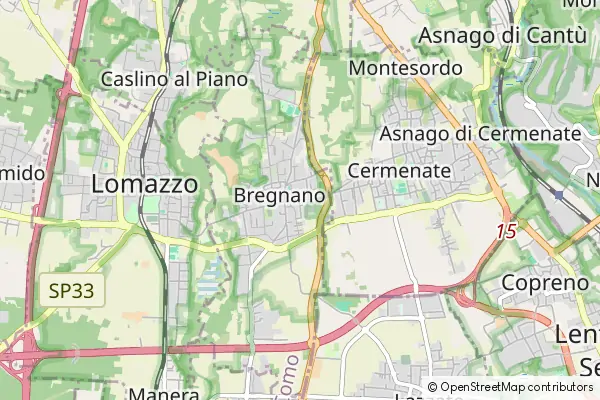 Mapa Bregnano