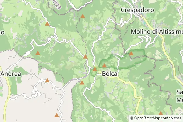 Mapa Bolca