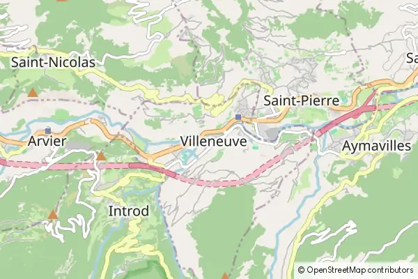 Mapa Villeneuve