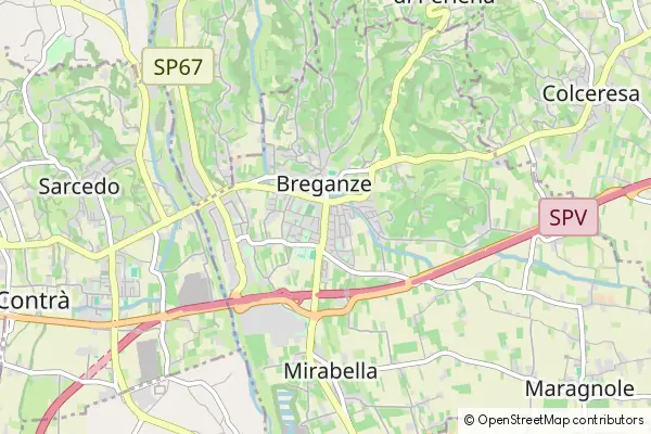 Mapa Breganze