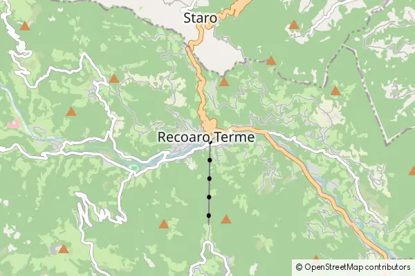 Mapa Recoaro Terme