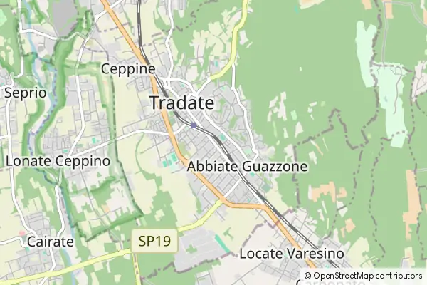 Mapa Tradate