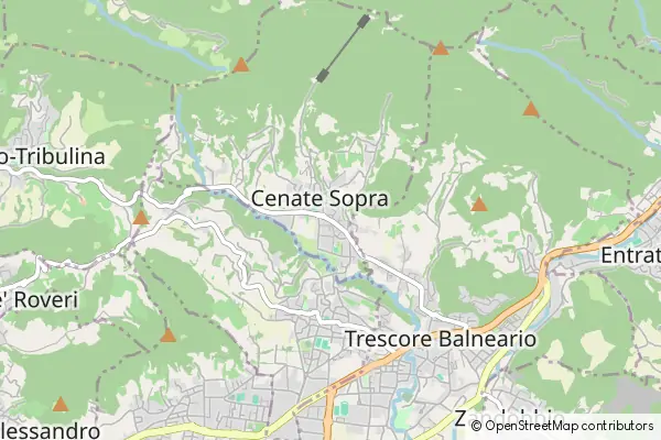 Mapa Cenate Sopra