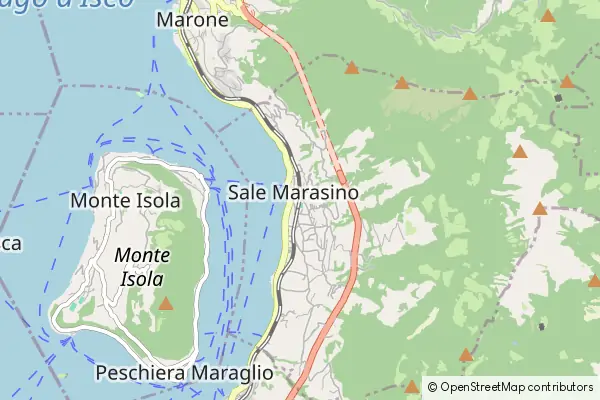 Mapa Sale Marasino