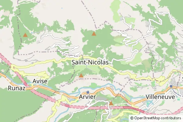 Mapa Saint Nicolas