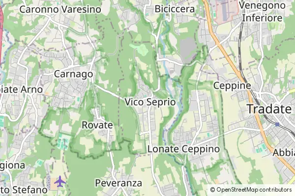 Mapa Castelseprio