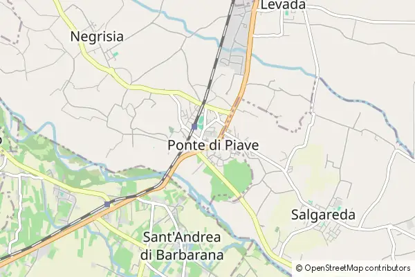 Mapa Ponte di Piave