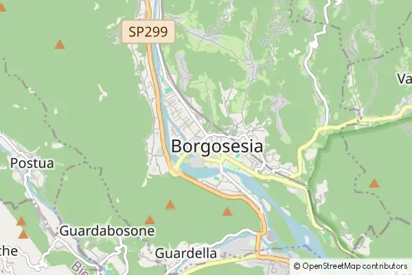 Mapa Borgosesia