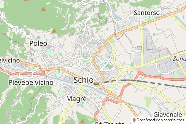 Mapa Schio