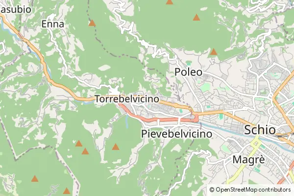 Mapa Torrebelvicino