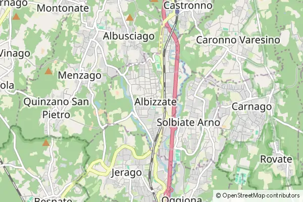 Mapa Albizzate